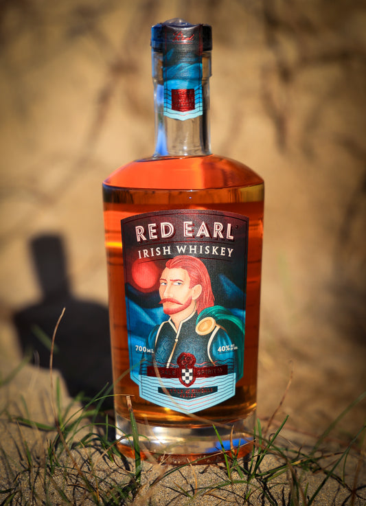 * SALE PRICE $29.99 (was $32.00) Red Earl Irish Whiskey 750ml/75cl